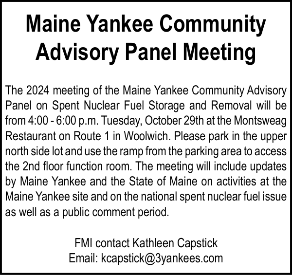 Maine Yankee CAP Meeting 