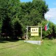 One of several prominent signs in front of Adrian Turner's Route 3 residence advertising his homemade bat houses