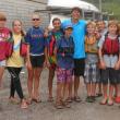 Southport Yacht Club Sailorscompete in the 8th annual Harraseeket Regatta on August 2 and 3 in Freeport. From left are Hannah Karel, Victoria Thompson, Kylie Roach, Jo Shaw, Alexandra Webb, Andrew Turley, coach Trevor Britton, Keiran Lorentzen, Max Freund, Ethan Barnard, Blake Erhard and coach Chester Jacobs. 