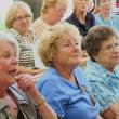 Penny Thumith, center, director of the St. Andrews Auxiliary Thrift Shop, told Auxiliary members that residents can impact St. Andrew's future through the choices they make. “If you don't use it, you lose it.” JOHN EDWARDS/Boothbay Register, St. Andrews hospital, boothbay, boothbay harbor