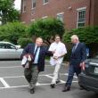 Kenneth Dobson will likely serve his 12-year prison term at the state prison in Warren, his lawyer said. Dobson is pictured here leaving a Wiscasset courthouse June 27 after being found guilty of six counts of gross sexual assault against a girl younger than 14 years old. SUSAN JOHNS/Wiscasset Newspaper