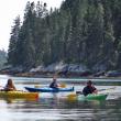 Spectrum Generations friends enjoy a sea kayaking class and tour on Muscongus Bay under the guidance of Mid-Coast Kayak. Courtesy of Spectrum Generations