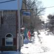 The "Open" flag still flies at Under Currach Tavern, but not for much longer. KATRINA CLARK/Boothbay Register