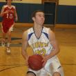 Anthony DiMauro, senior point guard for the Boothbay Region Seahawks. KEVIN BURNHAM/Boothbay Register