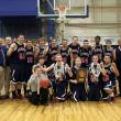 The Penquis Valley Pirates celebrate their Eastern Class C championship. Courtesy of Joseph Cyr/THE HOULTON PIONEER TIMES