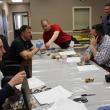 Left to right, BHPD Officer Scott Mercier, Chief Bob Hasch, Officer Jared Mitkus, Officer Nick Upham, and Sagadahoc Sheriffs Officer Detective Adam Temple. SUE MELLO/Boothbay Register