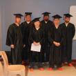 Receiving GED diplomas while inmates at Two Bridges Regional Jail are, left to right, Josh Amaral, Casey Corbett, Samantha Tucker, Daniel Soto, Joshua McInnis and Ian Walsh. Courtesy of Two Bridges Regional Jail