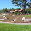 Outside the Boothbay Harbor Country Club clubhouse, landscapers have readied the front apron for plantings. JOE GELARDEN/Boothbay Register