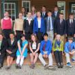 These students at the Center for Teaching and Learning in Edgecomb attended the Model United Nations Conference at the University of Southern Maine. Pictured from left are, back row:  Kate Friant of Boothbay Harbor, Payton Sullivan of Brunswick, Nicholas Miaoulis of Newcastle, and Parker Elkins of Edgecomb; middle row: Sophia Stafford of Alna, Charlotte Collins of Woolwich, Claire Dauge-Roth of Bath, Teagan Guenther of Bath, Wallace Jackson of Woolwich, Teddy Matel of Round Pond, and Noah Jordan of Alna; fr