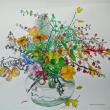 "Autumn bouquet," watercolor and ink by Jean Swan Gordon