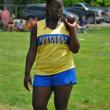 Jessie Vander won the state title in the shot put Maine Class C championship meet. She threw a distance of 35 feet, 2 inches. Vander said she plans to continue track and field at the University of Southern Maine next year. Courtesy of Aquilino Alamo