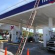 Some of the fuel pumps at Irving remain closed the afternoon of July 12 as workers tried to fix the problem. KEVIN BURNHAM/Boothbay Register