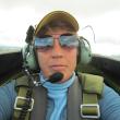 Maine Aeronautics Association President Lisa Reece gets a ride in a Texas Flying Legends Museum Warbird, a P-51. Photo courtesy MAA