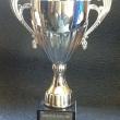 This trophy will be awarded to the winning team in the Lobster Roll 5k on July 27. Courtesy of Mame Anthony