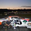 James Osmond of Wiscasset, winner of the 25-lap Super Stock race at Wiscasset Speedway on August 17. Courtesy of Peter Taylor