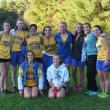 Girl power. The Boothbay Region High School girls cross country team, historically strapped for runners, now boasts 10 willing and able runners. The girls hope to snag Boothbay’s first girls MVC cross country title at Augusta on October 19. Back row, from left: Shaw Pinkham, Tori Rackliff, Genevieve Taylor, Sophia Thayer, Morgan Crocker, Brooke Alley, Ashley Reed and Tori Schmid; Front, from left: Kate Friant and Hannah Morley. SARAH MORLEY/Boothbay Register