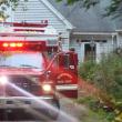 Wiscasset firefighters put out an early morning fire on Foye Road on October 13. SUSAN JOHNS/Wiscasset Newspaper