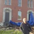 Jack Nelson outside the old customs house in Wiscasset