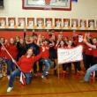 Wiscasset High School students Red and Black Day