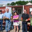 ribbon-cutting, Wiscasset, Waterville & Farmington Railway Museum, Les Fossel, Turner Center Creamery car