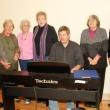 Hearts Ever Young members with pianist Sean Fleming