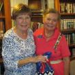 Paula Clinton, Pemaquid Chapter Chaplain, left, and guest speaker Earlene Chadbourne, Maine State D.A.R. Chaplain