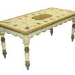 french country paint dining table dinner spring summer cottage vintage antique furniture