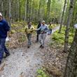  Maine Water convened about 20 volunteers to work on the Round The Mountain trail on Friday, September 20. (Photo courtesy Coastal Mountains Land Trust)