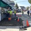 Construction work in Boothbay Harbor