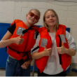 Marine Studies with Ms. Genna Black and Mr. Chip Lagerbom. (Photo courtesy Charles Lagerbom)