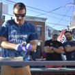 The oyster shucking competition.