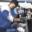 The oyster shucking competition.