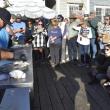 The oyster shucking competition.