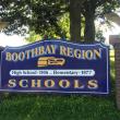 Boothbay Region Schools sign. File photo