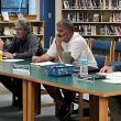 The CSD Trustees at their Oct. 8 meeting. FRITZ FREUDENBERGER/Boothbay Register