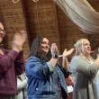 Applauding Hallowell Oct. 10 were are, from left, 2024 Franklin County Teacher of the Year Vickie Lailer, 2024 Androscoggin County Teacher of the Year Leah Boucher and 2024 Washington County Teacher of the Year Ashley Cirone. SUSAN JOHNS/Wiscasset Newspaper 