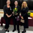 L-R: Kristin Cyr, RN, MSN, senior director of nursing/associate chief nursing officer for MaineHealth Pen Bay and Waldo Hospitals; DAISY Award winner Jennifer Seekings, RN; and Denise Needham, PharmD, president of MaineHealth Pen Bay and Waldo Hospitals, during a recent award ceremony at MaineHealth Waldo Hospital. (Photo courtesy MaineHealth)