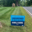 Kamala Harris signs that were stolen from a Camden front yard this past week.