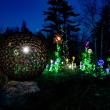 A JBONE sphere in one of the Gardens Aglow scenes at Coastal Maine Botanical Gardens 2024. Courtesy of ??