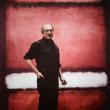 Al D'Andrea as the artist Mark Rothko in front of one of his paintings. Courtesy of Margit Ahlin