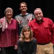 The "Every Christmas" cast, from left: Heidi Holst, Jack Sullivan, Laura Morris (seated), George Bates, Jack Sullivan photo