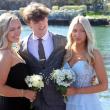 Scene from the pre-prom gathering at Barrett's Park. STEVE EDWARDS/Boothbay Register