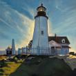 "Pemaquid Light" by Doug Houle included in the Holiday show. Courtesy of Kim Traina