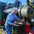 Engineer John Orne works on the train at the Boothbay Railway Village Museum. ISABELLE CURTIS/Boothbay Register