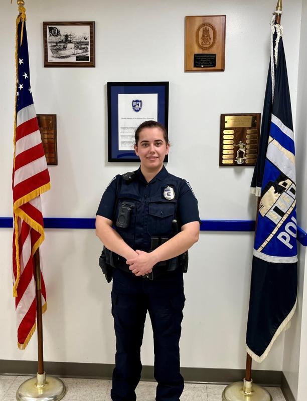 Celjeta "Jeta" Bixhaku, former Rockport police officer and now a new patrol officer at the Rockland Police Department. (Photo courtesy of Rockport Police Department)