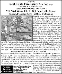 Real Estate Foreclosure Auction # 24-132