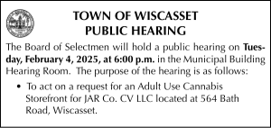 Town of Wiscasset Adult Cannabis