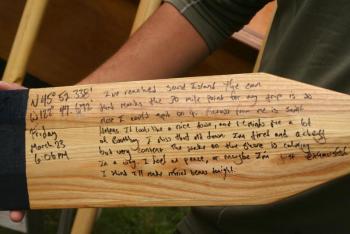 Karl Berger, Boothbay, boat, oars, Columbia River, Oregon