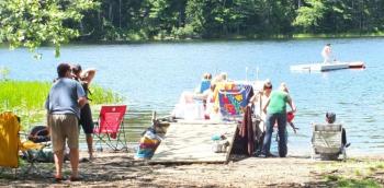 Community members must do their part to help keep Knickerbocker Lake clean. SUE MELLO/Boothbay Register