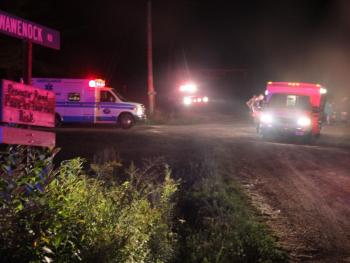 Five youths were injured after a driver lost control of a Chevy SUV and struck a tree in Edgecomb head-on. Lincoln County Sheriff's deputies say that at this point it does not appear the driver was under the influence of drugs or alcohol. JOHN MAGUIRE Wiscasset Newspaper